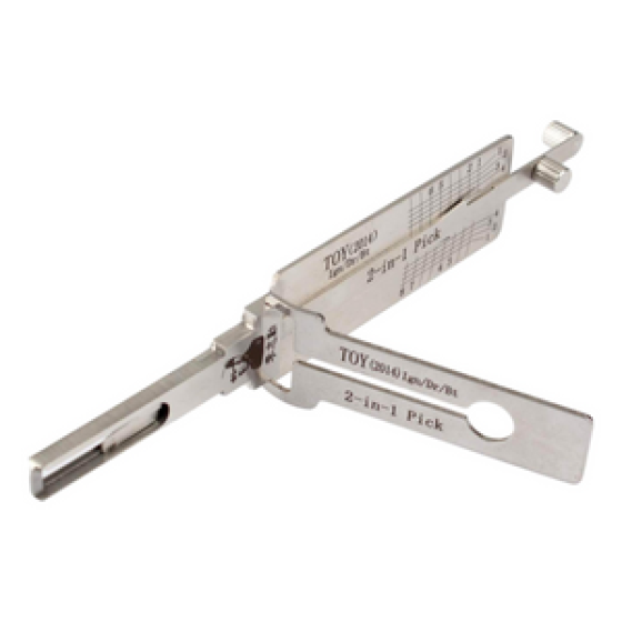 Original Lishi 2-In-1 Pick and Decoder TOY2014